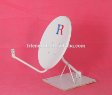 flat tv satellite dish antenna with fixed foot