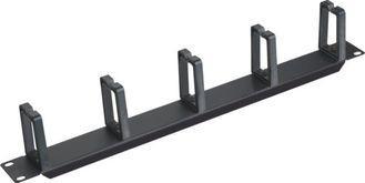D-Ring Metal Wire Network Cable Management Bar 1u 19inch Hi