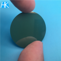 mirror polished blue green zirconia ceramic wafer disc