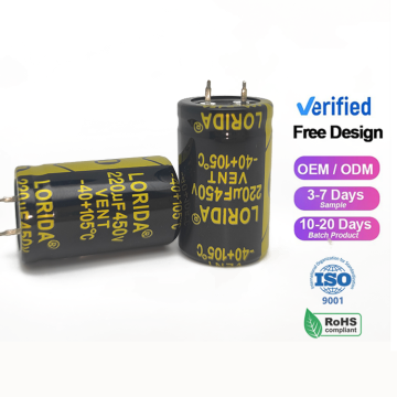 Florida Manufacturer Direct Sales 500V 100UF Guitar Capacitor Original Aluminum Electrolytic Capacitor