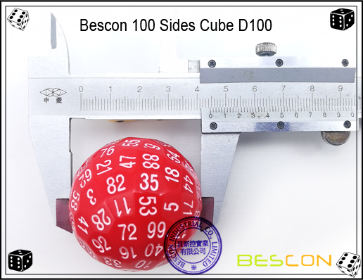 Bescon 100 Lados Dados D100-4 Bescon 100 Sides Dice D100-4