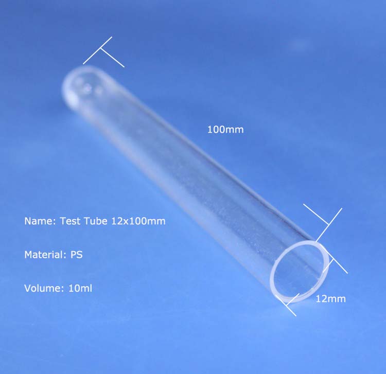 16x100mm disposable PP test tube