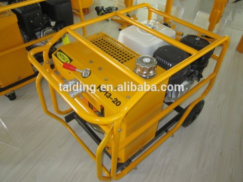 Hydraulic tools small hydraulic power unit gasoline hydraulic power station with high pressure