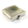 316L Luxury Diamond Watch Case Stainless Steel