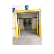 Temporary Road Construction Isolation Guardrails: Safety Yellow Guardrails and Iron Fences