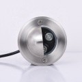 LED profesional de acero inoxidable 3W exterior un lado