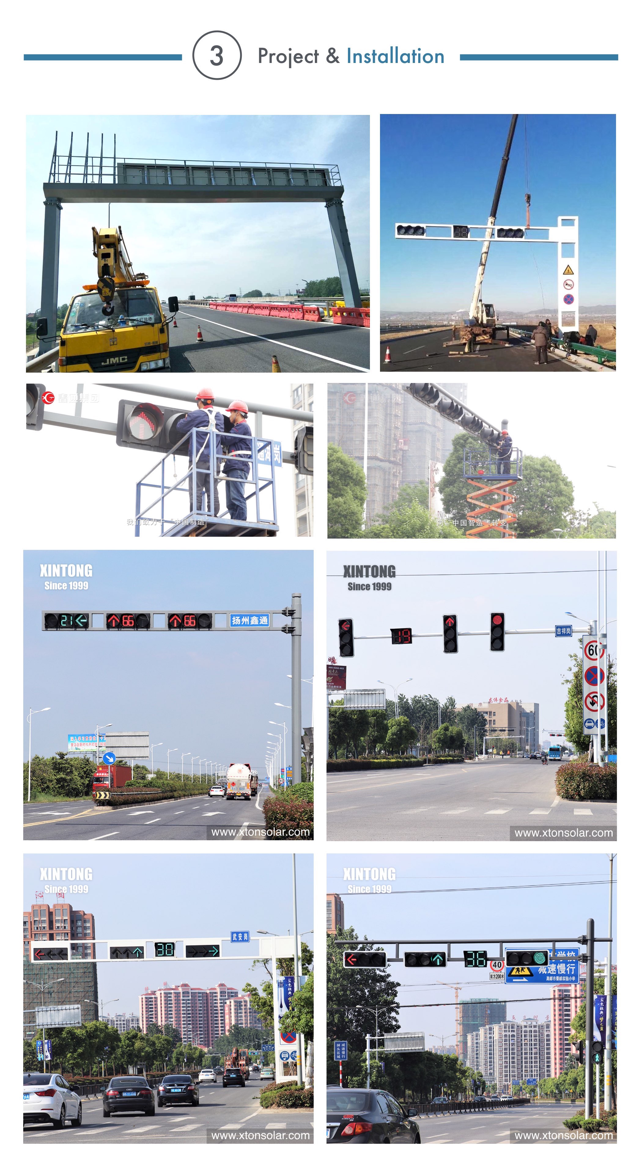 XINTONG solar control traffic light