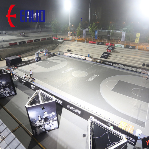 FIBA 3x3 चैलेंजर बास्केटबॉल खेल फर्श