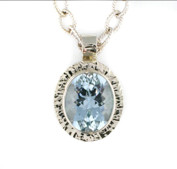 Charm Large Rhinestone Pendant Necklace 1130-L