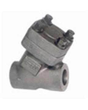 Y type lift check valve