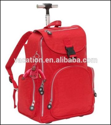 College students school trolley bag for girls