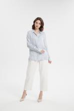 Autumn youth fashion casual temperament striped blouse