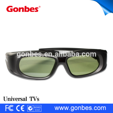 Rechargeable cheap bluetooth video glasses 3d active glasses