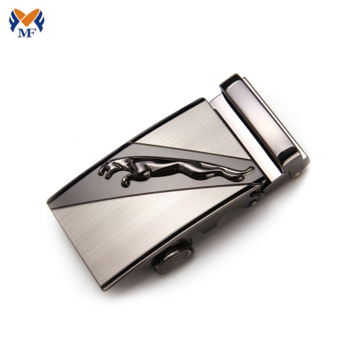 Custom logo brand auto lock belt buckle