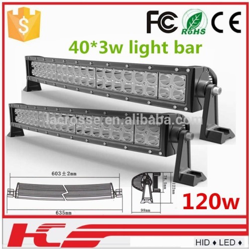 120w Flood Spot Combo Beam 12v Led Light Bar truck jeep light bar