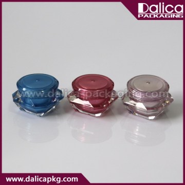 Attractive innovative fancy acrylic cosmetic jar