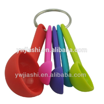 Measure spoon ,5 pcs silicone measuring spoons