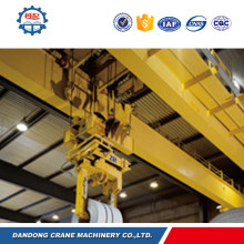 smelter equipment low noise Q235 double girder CMAA trailer mounted crane