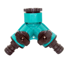 Plastic Garden Hose Splitter with Valve