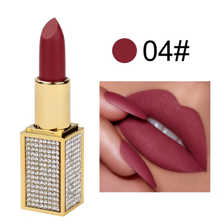 Waterproof Vegan Make Your Own Logo Matte Makeup Lipstick Private Label Cosmetic Custom Lipstick