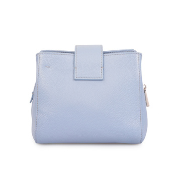 Mini bag per ragazze minimalista in pelle con tracolla Messenger