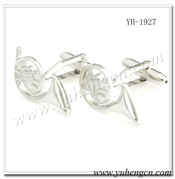 YH-1927 Novelty Music Horn Cufflinks