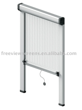 Roller insect screen window