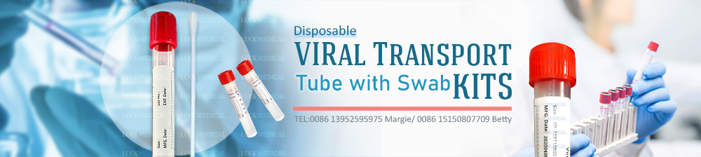 Virustransport-Kit Nicht inaktive Doppelabstriche Virus Transport Kit Non Inactive Double Swabs