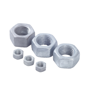 Metal hot-dip galvanized nut