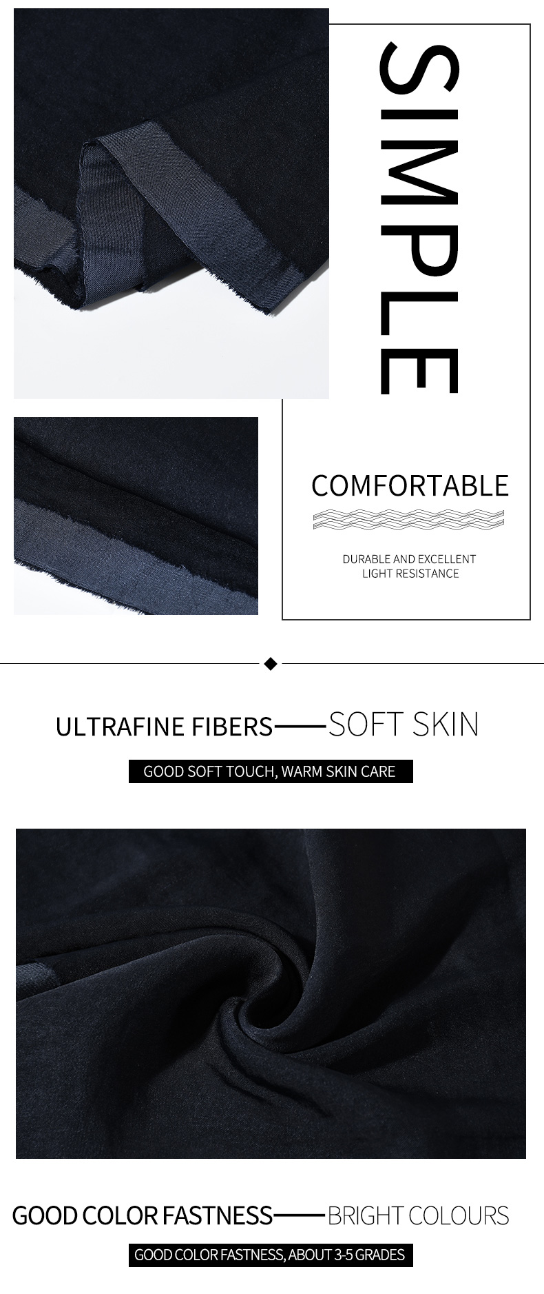 Radial recycled composite island satin