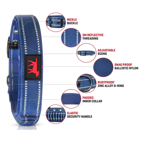 Ballistic Nylon Heavy Duty Dog Collar