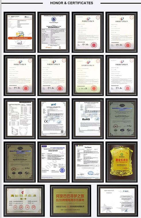 honor & certificates