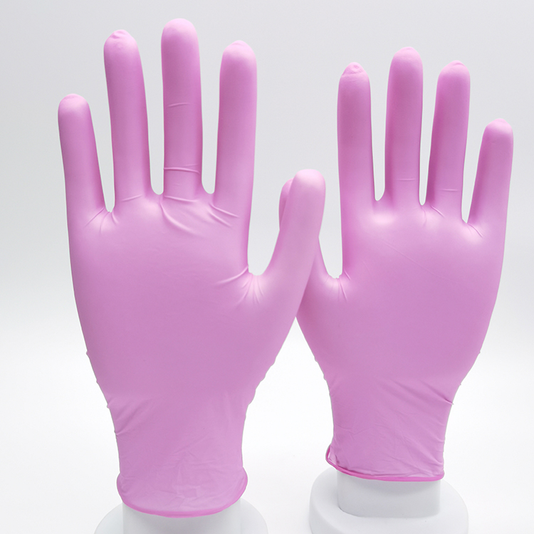 Guantes De Nitrilos Handschuh Guanti In Nitrile 100Pcs Box Colors Powder Free Pure Nitrile Gloves