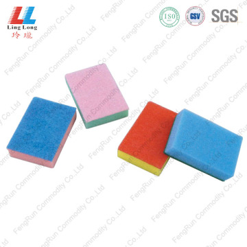 Colorful Kitchen Cleaning Sponge Pad