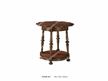 Antique wooden corner table design luxury wood corner table