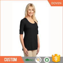 High quality comfortable 1/2 sleeve shirts womens shirts