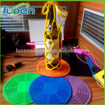 Multifuction Silicone Wine Bottle Gifts Basket,Silicone bottle holder