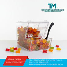 Acrylic Candy Box with Topping Scoop Container