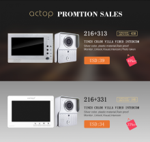 Low cost  visual intercom doorbell