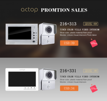 Low cost  visual intercom doorbell