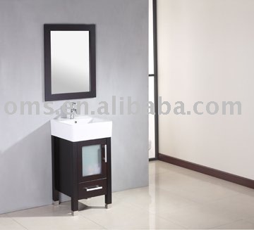 Solid wood bathroom furniture