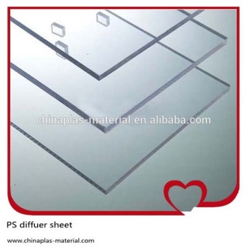 transparent PS polystyrene sheet