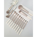 Luxury Makeup Brush Set Wholesale with long ferrule