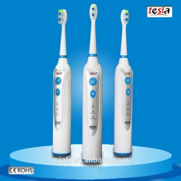 IPX7 Waterproof Sonic Electric Toothbrush with 3 Replaceable Heads