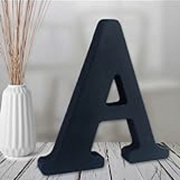 Modern Home Family Wood Sign - Painted Wooden Letter A Decor