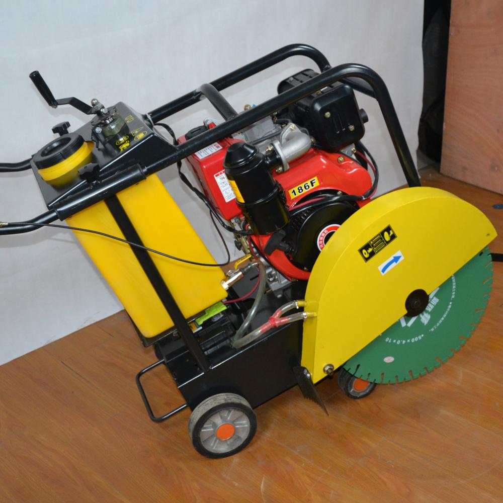 Gasoline/diesel concrete road cutting machine