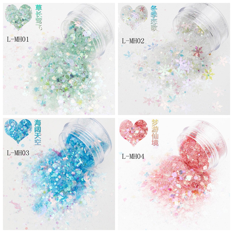 2020 new Glitter powder chunky mixed polyester glitter