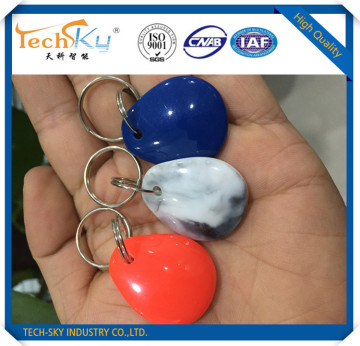 RFID key fobs 125KHz proximity ABS key tags for access control Writable & Readable keychain keyfobs T5577 T5557 chip