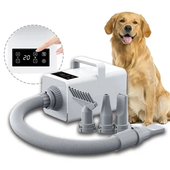 High-Power Silent Dog Grooming Blower Brush
