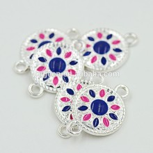 cute mini plating silver beads oil drip zinc alloy beads wholesale